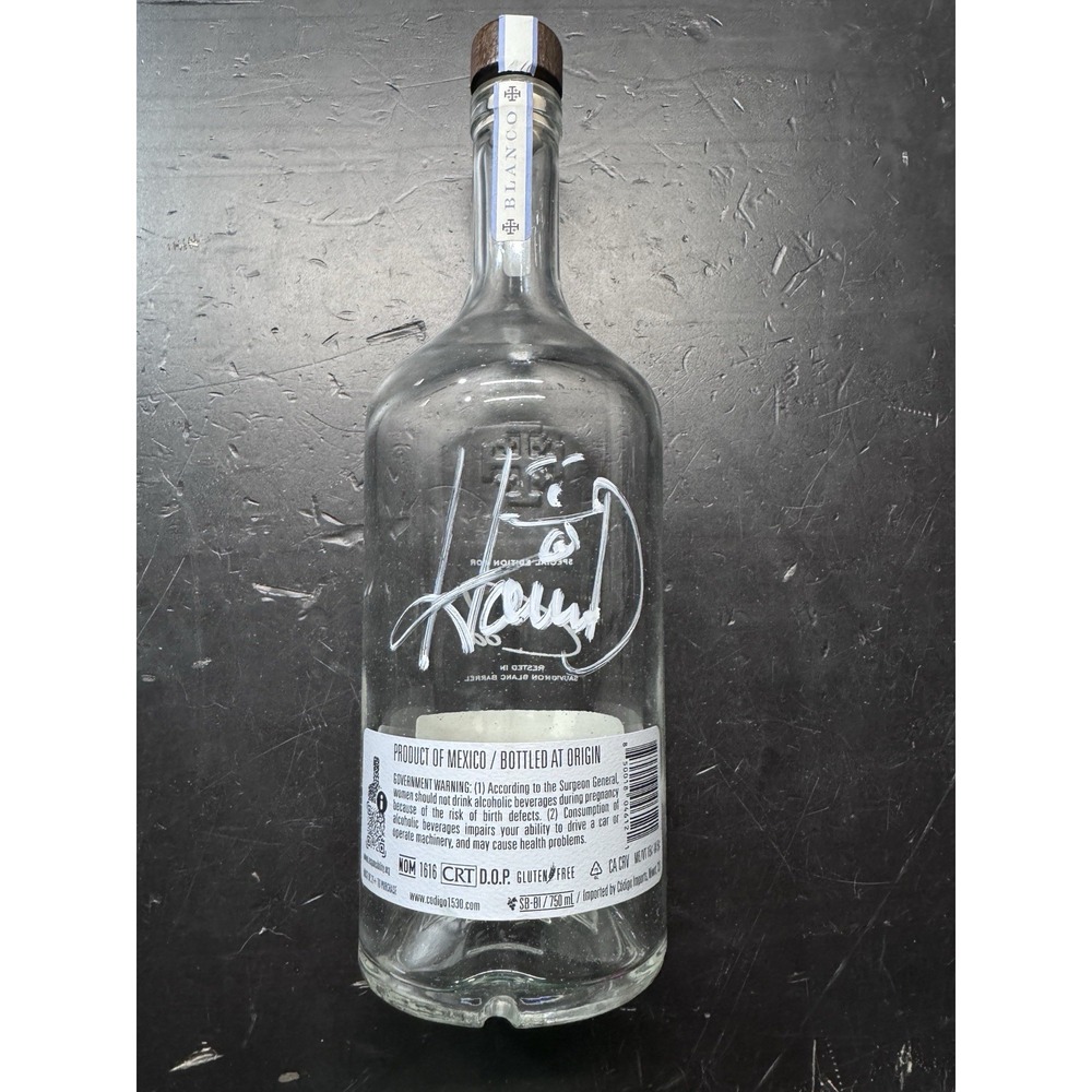 Howie Dorough Autographed Tequila Bottle From His Florida Restaurant COA BSB